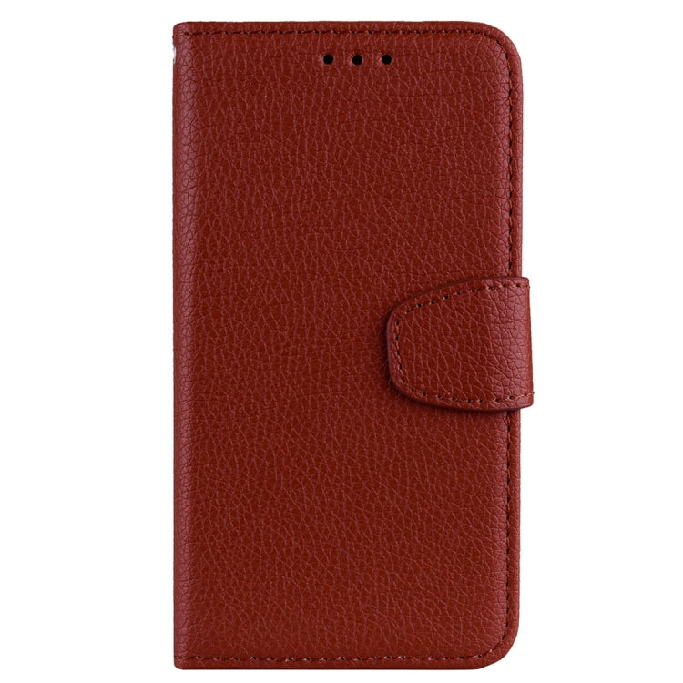 Litchi Texture Horizontal Flip Leather Case for Galaxy J6+, with Holder & Card Slots & Wallet & Lanyard