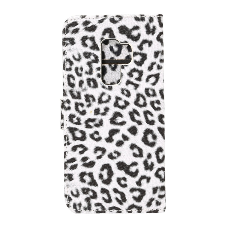 For Galaxy S9+ Leopard Pattern PU + PC Horizontal Flip Leather Case with Holder & Card Slots & Wallet