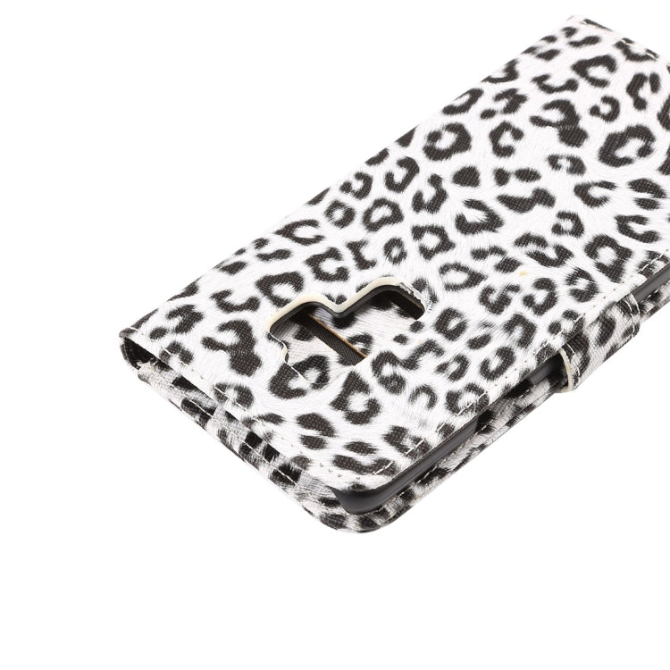 For Galaxy S9+ Leopard Pattern PU + PC Horizontal Flip Leather Case with Holder & Card Slots & Wallet