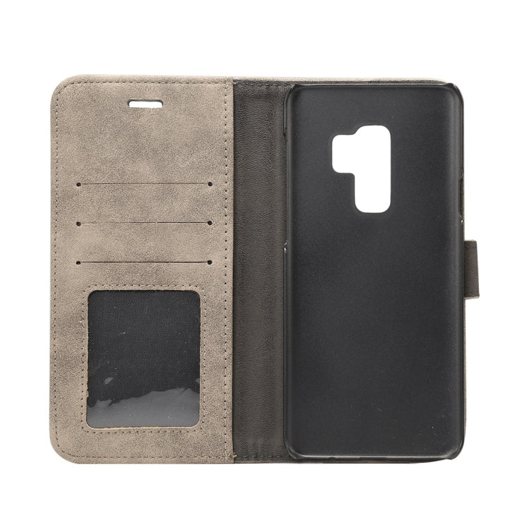For Galaxy S9+ Sheep Bar Material PU + PC Horizontal Flip Leather Case with Holder & Card Slots & Wallet