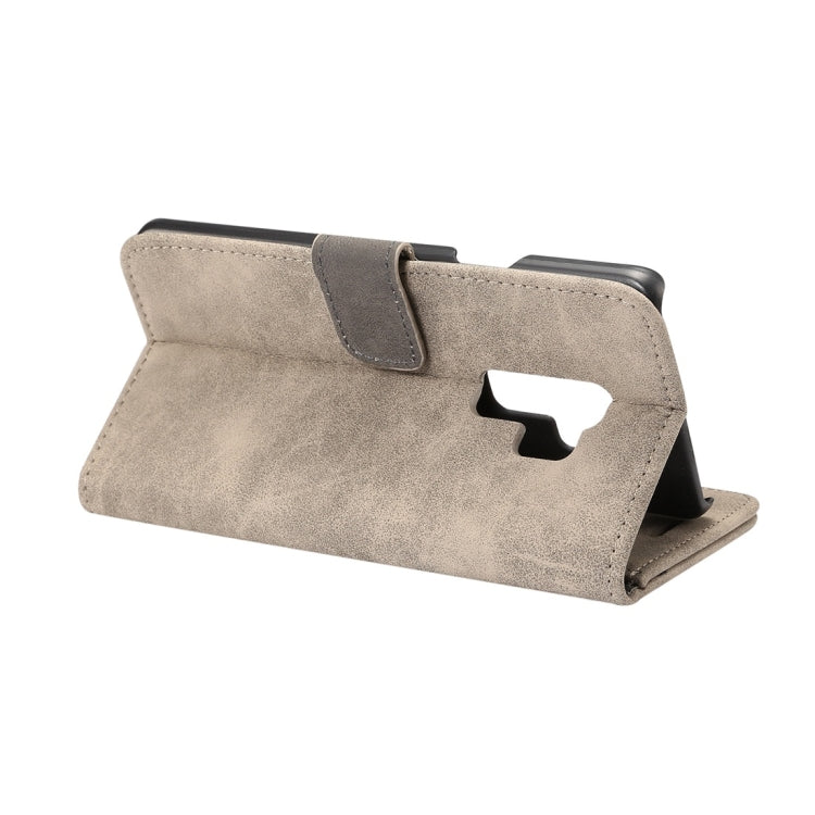 For Galaxy S9+ Sheep Bar Material PU + PC Horizontal Flip Leather Case with Holder & Card Slots & Wallet