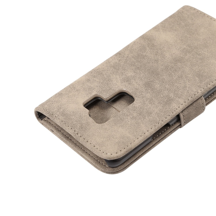For Galaxy S9+ Sheep Bar Material PU + PC Horizontal Flip Leather Case with Holder & Card Slots & Wallet