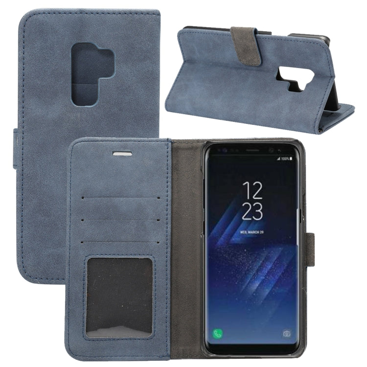 For Galaxy S9+ Sheep Bar Material PU + PC Horizontal Flip Leather Case with Holder & Card Slots & Wallet