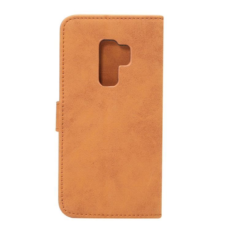 For Galaxy S9+ Sheep Bar Material PU + PC Horizontal Flip Leather Case with Holder & Card Slots & Wallet