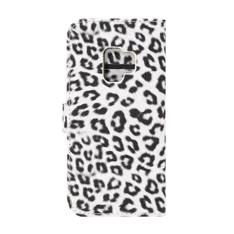 For Galaxy S9 Leopard Pattern PU + PC Horizontal Flip Leather Case with Holder & Card Slots & Wallet
