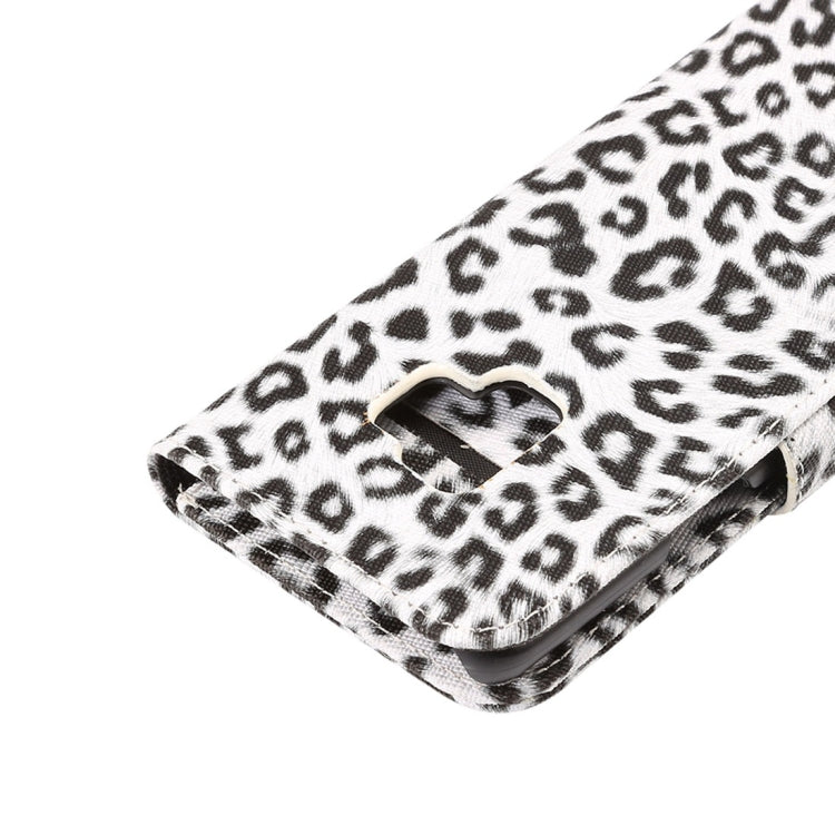 For Galaxy S9 Leopard Pattern PU + PC Horizontal Flip Leather Case with Holder & Card Slots & Wallet