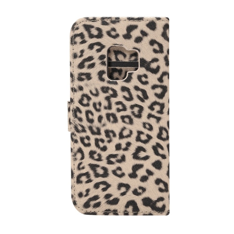 For Galaxy S9 Leopard Pattern PU + PC Horizontal Flip Leather Case with Holder & Card Slots & Wallet