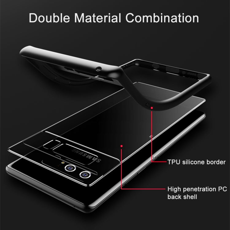 CAFELE for Galaxy Note 8 Ultra-thin TPU + PC Dropproof Clear Back Protective Case Cover