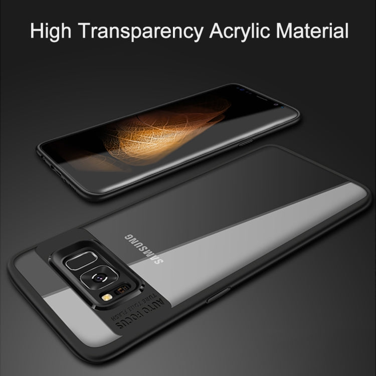 CAFELE for Galaxy S8 Ultra-thin TPU + PC Dropproof Clear Back Protective Case Cover