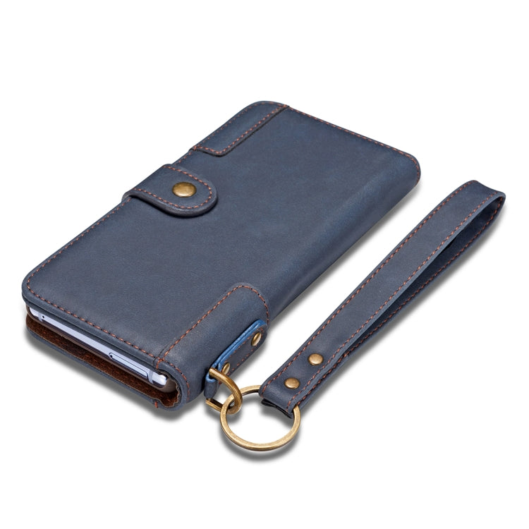 For Galaxy Note 8 Retro Cowhide Texture Horizontal Flip Case with Card Slots & Wallet & Holder & Hand Strap