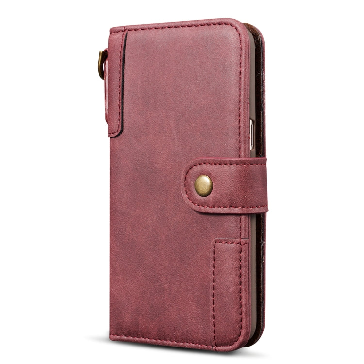 For Galaxy S8 Retro Cowhide Texture Horizontal Flip Case with Card Slots & Wallet & Holder & Hand Strap