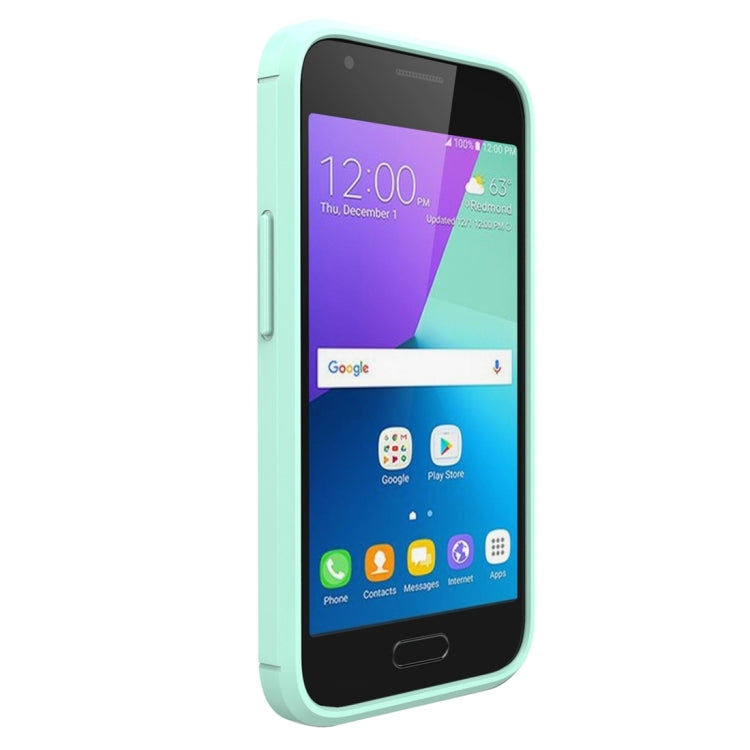 For Galaxy J1 Mini Prime Brushed Carbon Fiber Texture Shockproof TPU Protective Case