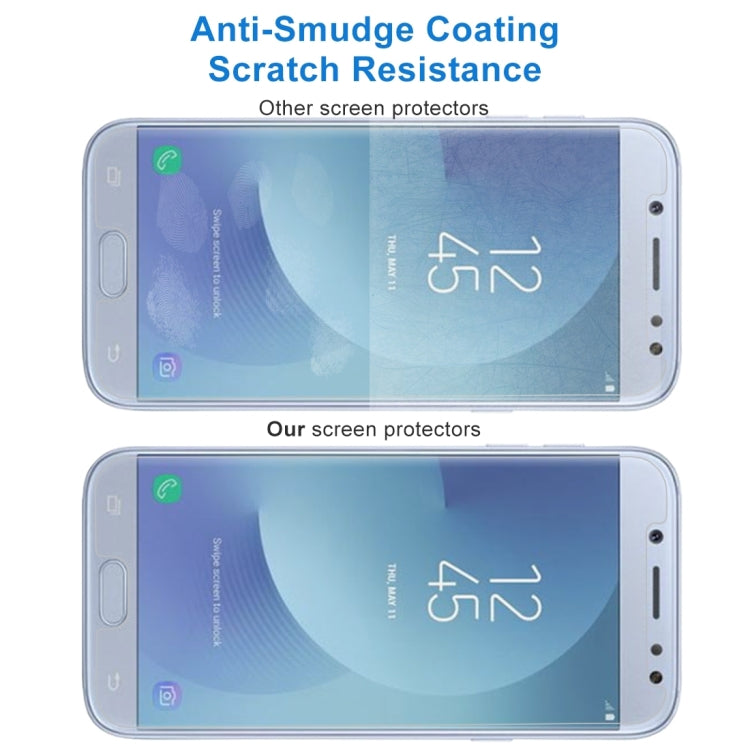 1 PCS For Galaxy J5 (2017) (EU Version) 0.26mm 9H Surface Hardness 2.5D Explosion-proof Non-full Screen Tempered Glass Screen Film