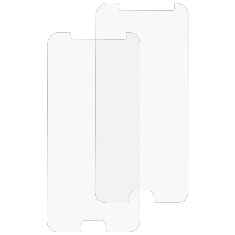 2 PCS For Galaxy J7 (2017) (EU Version) 0.26mm 9H Surface Hardness 2.5D Explosion-proof Non-full Screen Tempered Glass Screen Film