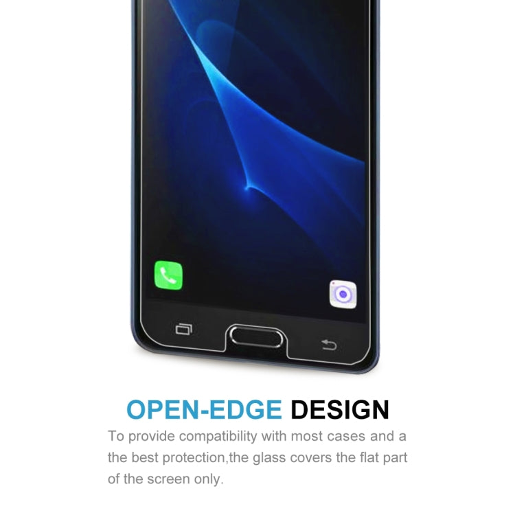 100 PCS for Galaxy J3 (2017) (EU Version) 0.26mm 9H Surface Hardness 2.5D Explosion-proof Non-full Screen Tempered Glass Screen Film