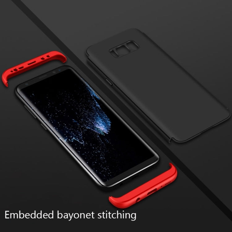 GKK for Galaxy S8 + / G9550 PC Three - paragraph Shield 360 Degrees Full Coverage Protective Case Back Cover
