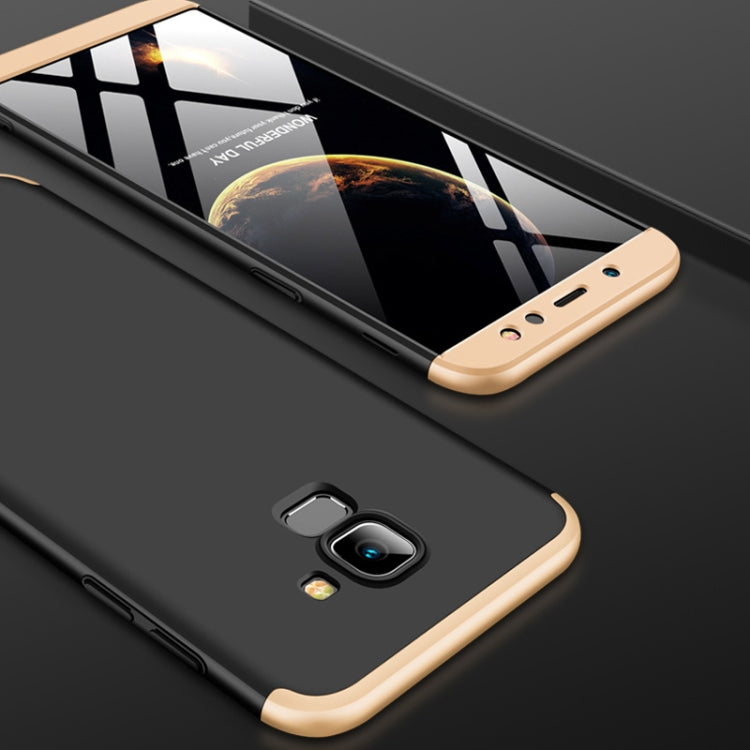 GKK Three Stage Splicing Full Coverage PC Case for Galaxy A6 (2018)