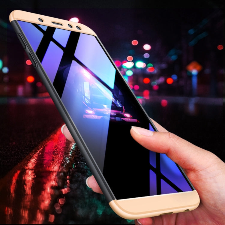 GKK Three Stage Splicing Full Coverage PC Case for Galaxy A6 (2018)