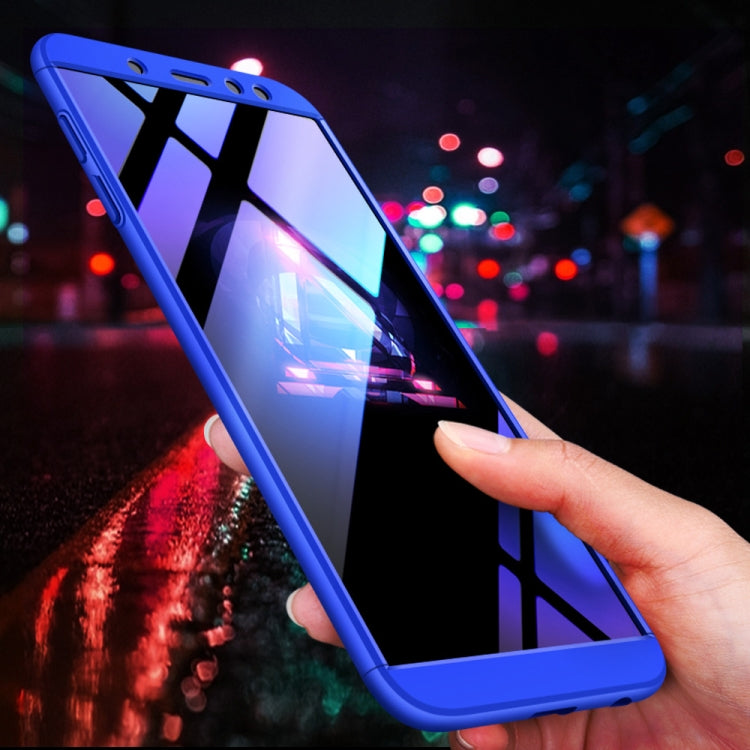 GKK Three Stage Splicing Full Coverage PC Case for Galaxy A6 (2018)