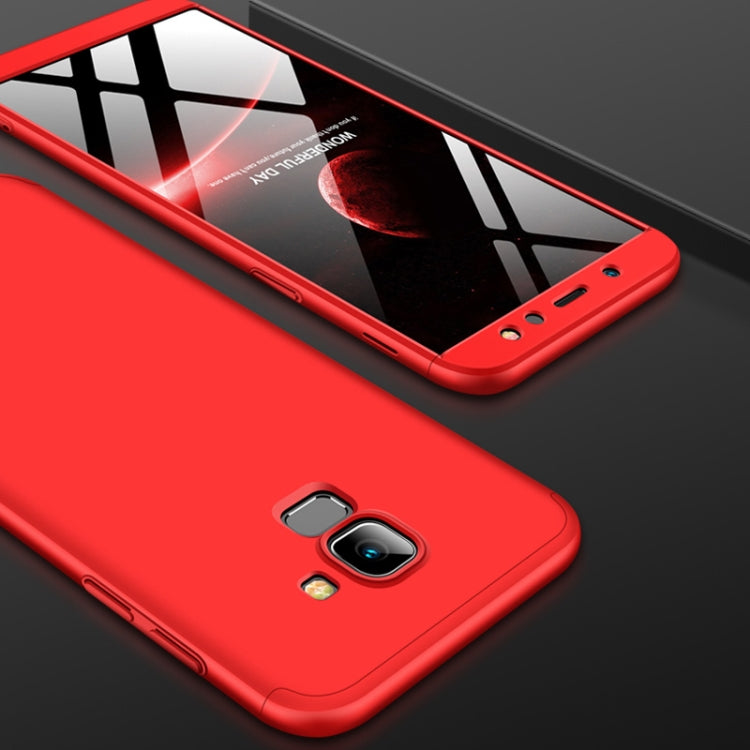 GKK Three Stage Splicing Full Coverage PC Case for Galaxy A6 (2018)