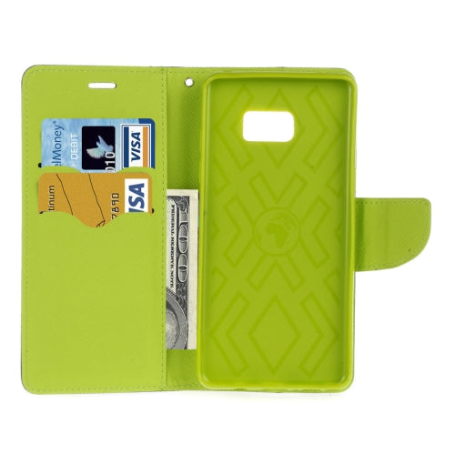 For Galaxy Note 7 / N930 Cross Texture Horizontal Flip Leather Case with Holder & Card Slots & Wallet
