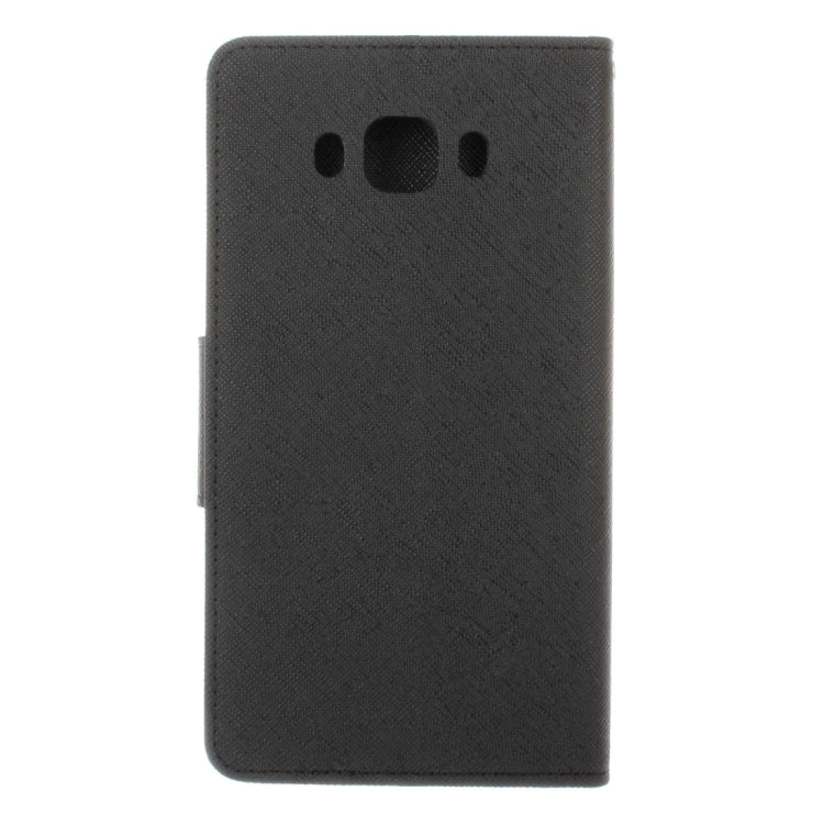 For Galaxy J5 (2016) / J510 Cross Texture Horizontal Flip Leather Case with Holder & Card Slots & Wallet