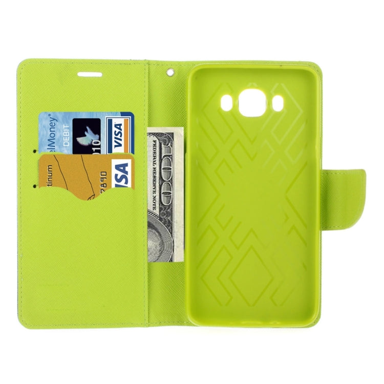 For Galaxy J5 (2016) / J510 Cross Texture Horizontal Flip Leather Case with Holder & Card Slots & Wallet