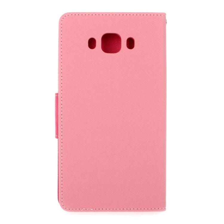 For Galaxy J5 (2016) / J510 Cross Texture Horizontal Flip Leather Case with Holder & Card Slots & Wallet