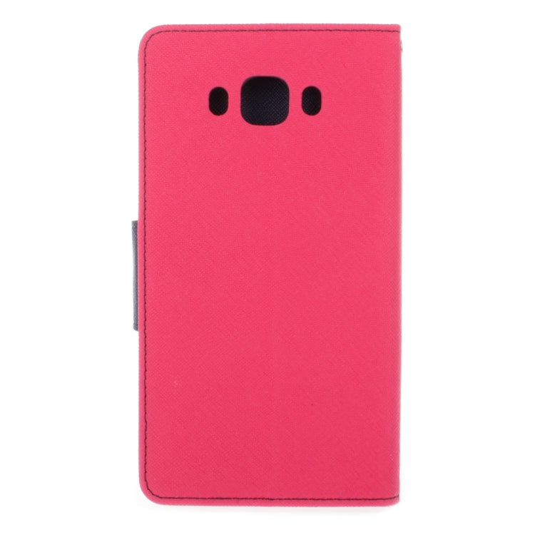 For Galaxy J5 (2016) / J510 Cross Texture Horizontal Flip Leather Case with Holder & Card Slots & Wallet