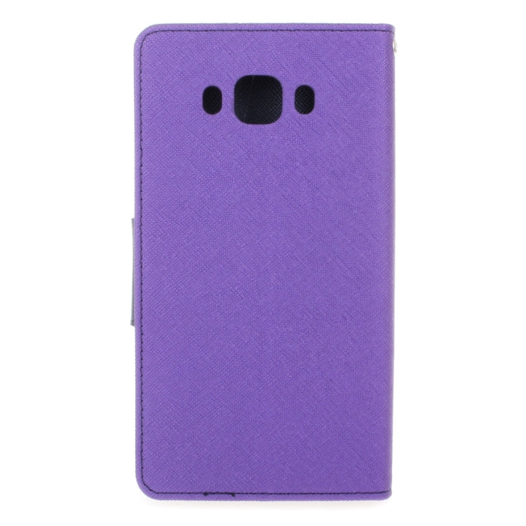 For Galaxy J5 (2016) / J510 Cross Texture Horizontal Flip Leather Case with Holder & Card Slots & Wallet