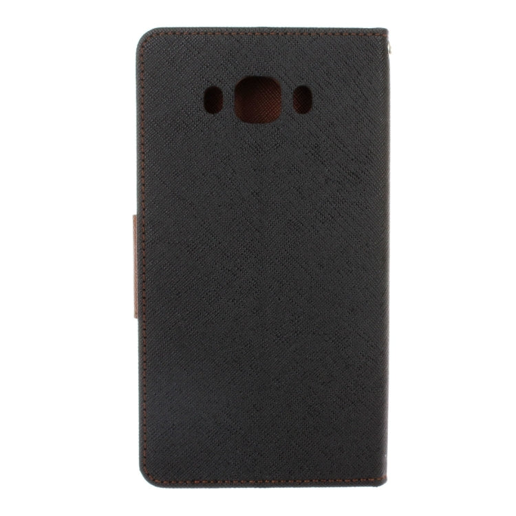 For Galaxy J5 (2016) / J510 Cross Texture Horizontal Flip Leather Case with Holder & Card Slots & Wallet