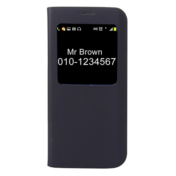 For Galaxy S7 / G930 Horizontal Flip Leather Case with Call Display ID