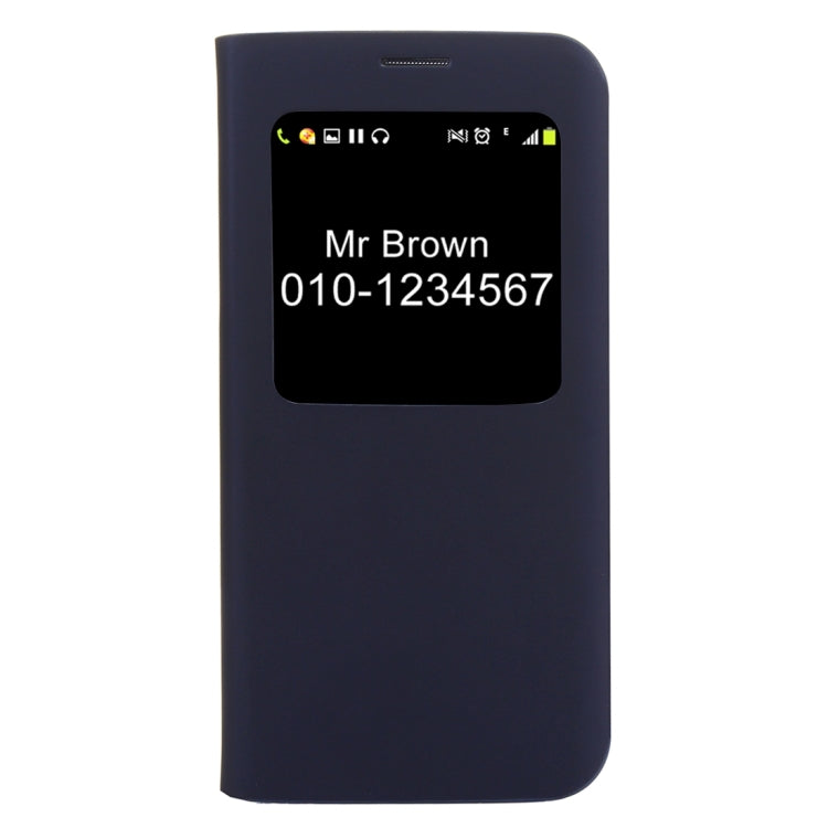 For Galaxy S7 / G930 Horizontal Flip Leather Case with Call Display ID