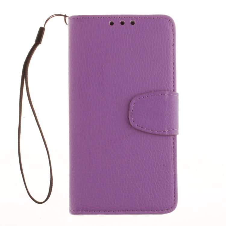 For Galaxy A3 (2016) / A310 Litchi Texture Horizontal Flip Leather Case with Holder & Card Slots & Wallet & Photo Frame & Lanyard