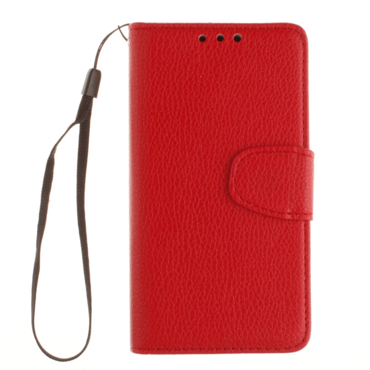 For Galaxy A3 (2016) / A310 Litchi Texture Horizontal Flip Leather Case with Holder & Card Slots & Wallet & Photo Frame & Lanyard