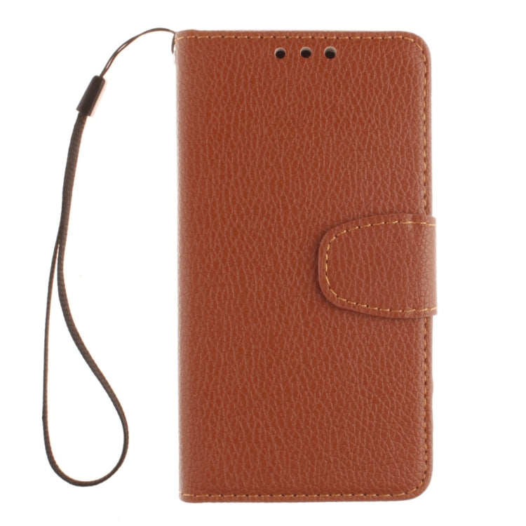 For Galaxy A3 (2016) / A310 Litchi Texture Horizontal Flip Leather Case with Holder & Card Slots & Wallet & Photo Frame & Lanyard