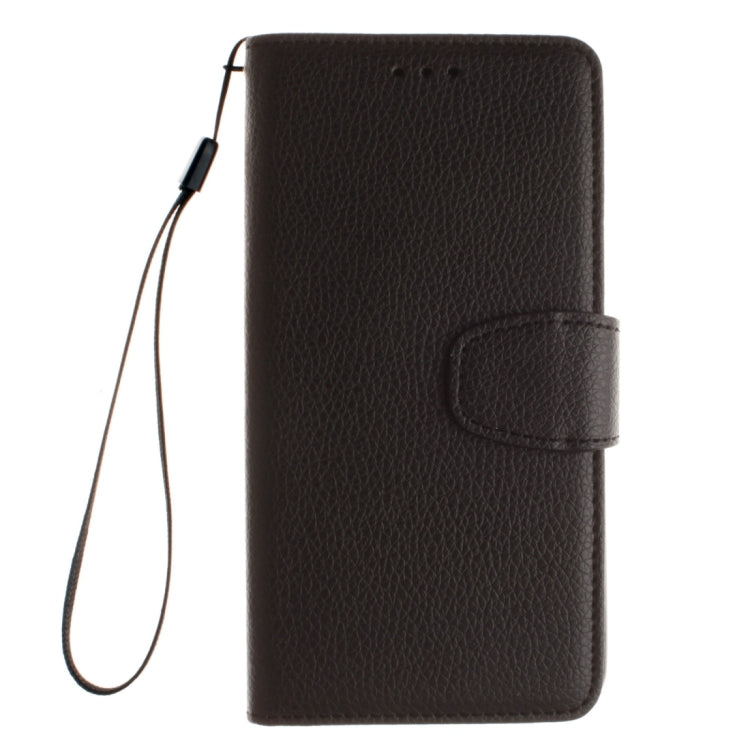For Galaxy A5 / A510 Litchi Texture Horizontal Flip Leather Case with Holder & Card Slots & Wallet & Photo Frame & Lanyard