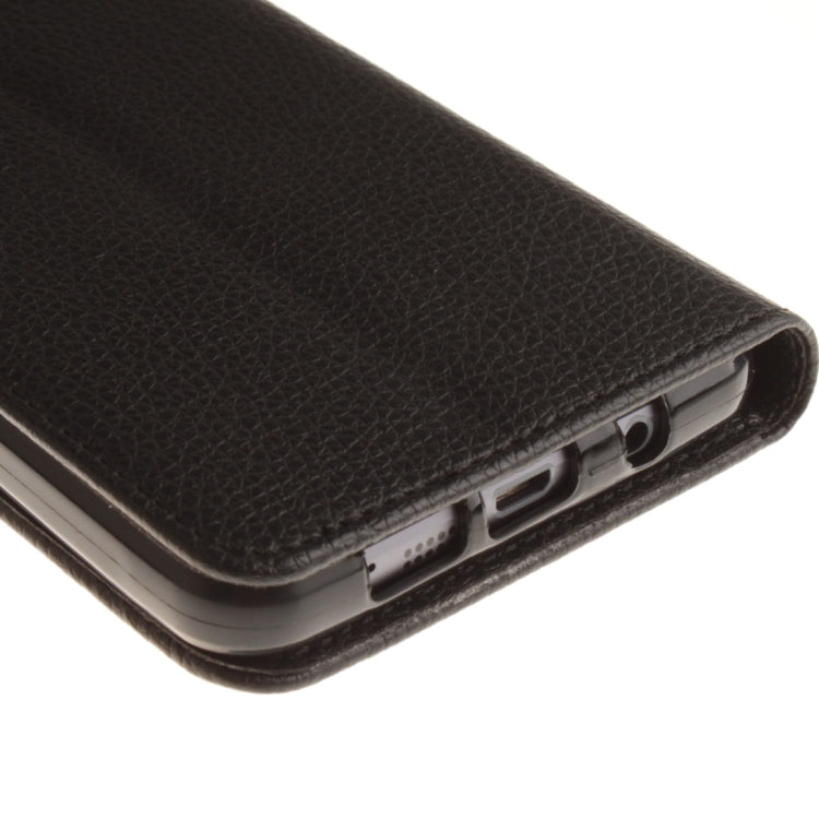 For Galaxy A5 / A510 Litchi Texture Horizontal Flip Leather Case with Holder & Card Slots & Wallet & Photo Frame & Lanyard