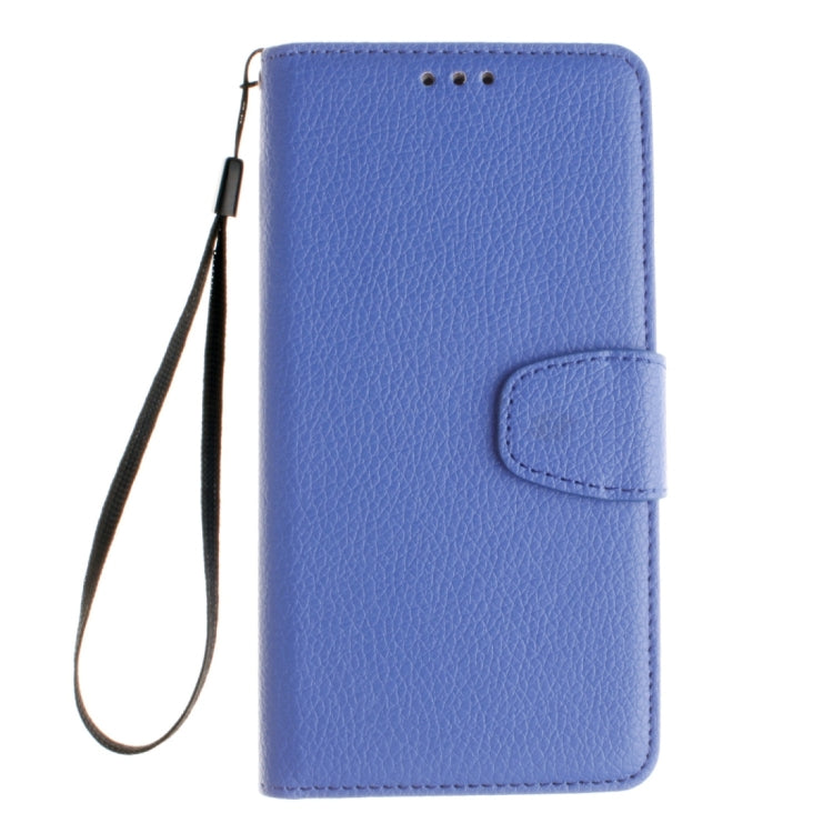 For Galaxy A5 / A510 Litchi Texture Horizontal Flip Leather Case with Holder & Card Slots & Wallet & Photo Frame & Lanyard