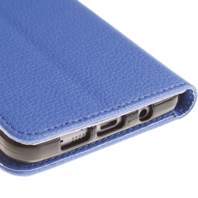 For Galaxy A5 / A510 Litchi Texture Horizontal Flip Leather Case with Holder & Card Slots & Wallet & Photo Frame & Lanyard