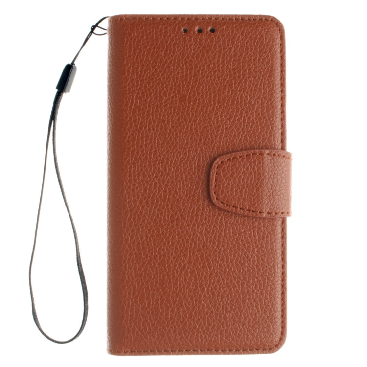 For Galaxy A5 / A510 Litchi Texture Horizontal Flip Leather Case with Holder & Card Slots & Wallet & Photo Frame & Lanyard