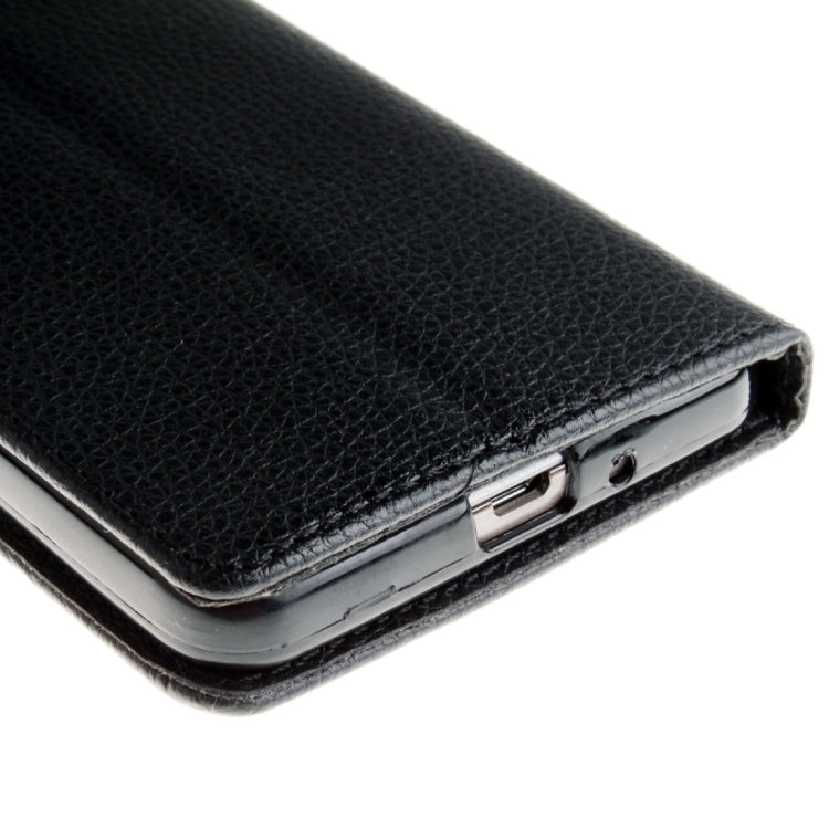 For Galaxy Core Prime / G360 Litchi Texture Horizontal Flip Leather Case with Holder & Card Slots & Wallet & Photo Frame & Lanyard