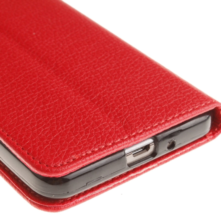 For Galaxy Core Prime / G360 Litchi Texture Horizontal Flip Leather Case with Holder & Card Slots & Wallet & Photo Frame & Lanyard