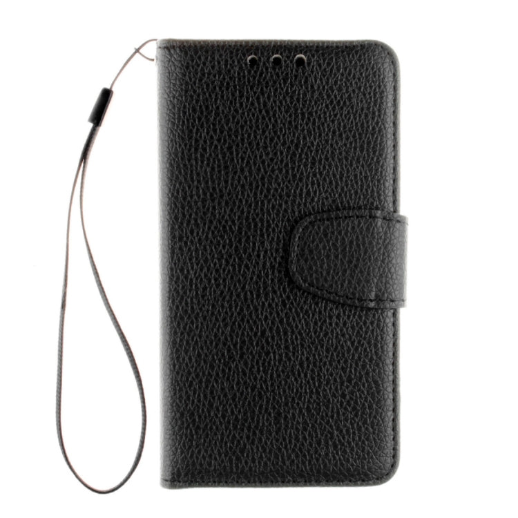 For Galaxy Alpha / G850F Litchi Texture Horizontal Flip Leather Case with Holder & Card Slots & Wallet & Photo Frame & Lanyard
