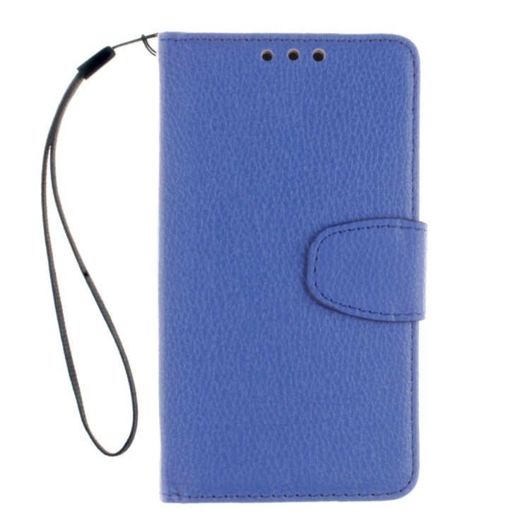 For Galaxy Alpha / G850F Litchi Texture Horizontal Flip Leather Case with Holder & Card Slots & Wallet & Photo Frame & Lanyard