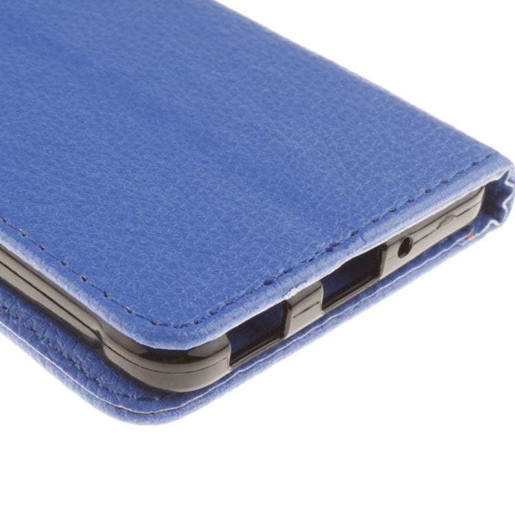 For Galaxy Alpha / G850F Litchi Texture Horizontal Flip Leather Case with Holder & Card Slots & Wallet & Photo Frame & Lanyard