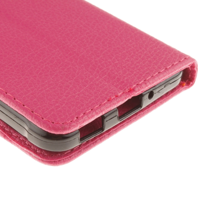 For Galaxy Alpha / G850F Litchi Texture Horizontal Flip Leather Case with Holder & Card Slots & Wallet & Photo Frame & Lanyard