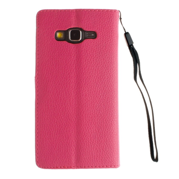 For Galaxy Grand Prime / G530H / G5308W Litchi Texture Horizontal Flip Leather Case with Holder & Card Slots & Wallet & Photo Frame & Lanyard