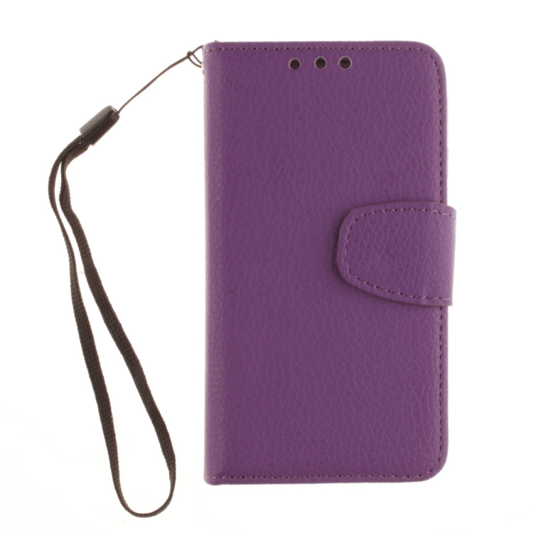 For Galaxy Ace 4 / G313H Litchi Texture Horizontal Flip Leather Case with Holder & Card Slots & Wallet & Photo Frame & Lanyard