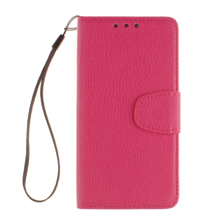 For Galaxy Core 2 / G355 Litchi Texture Horizontal Flip Leather Case with Holder & Card Slots & Wallet & Photo Frame & Lanyard